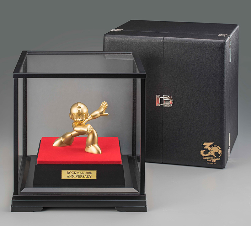 Illustration for article titled Gold Mega Man Figure Is Only $21,667Â
